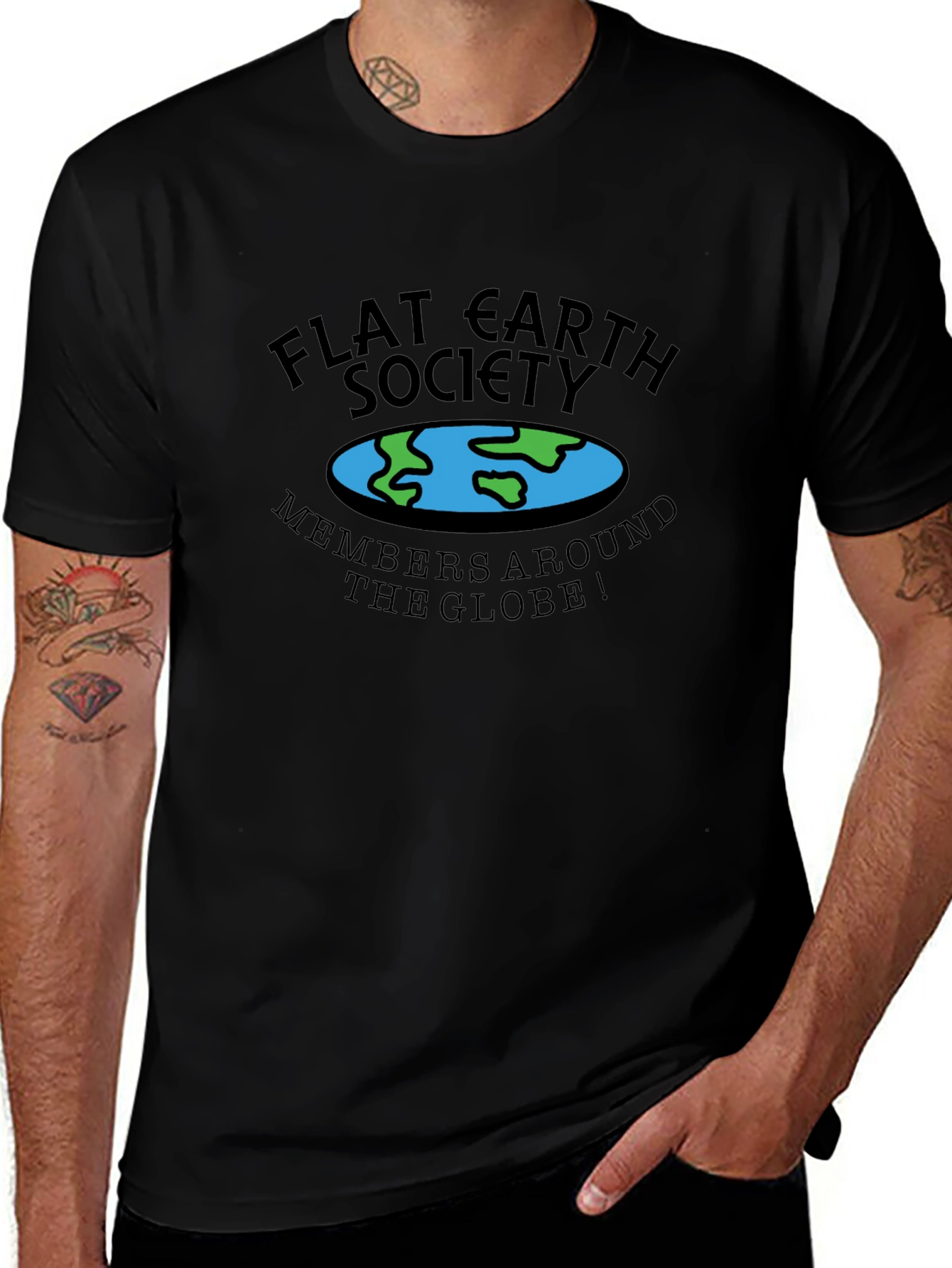 Flat Earth Society T-Shirt