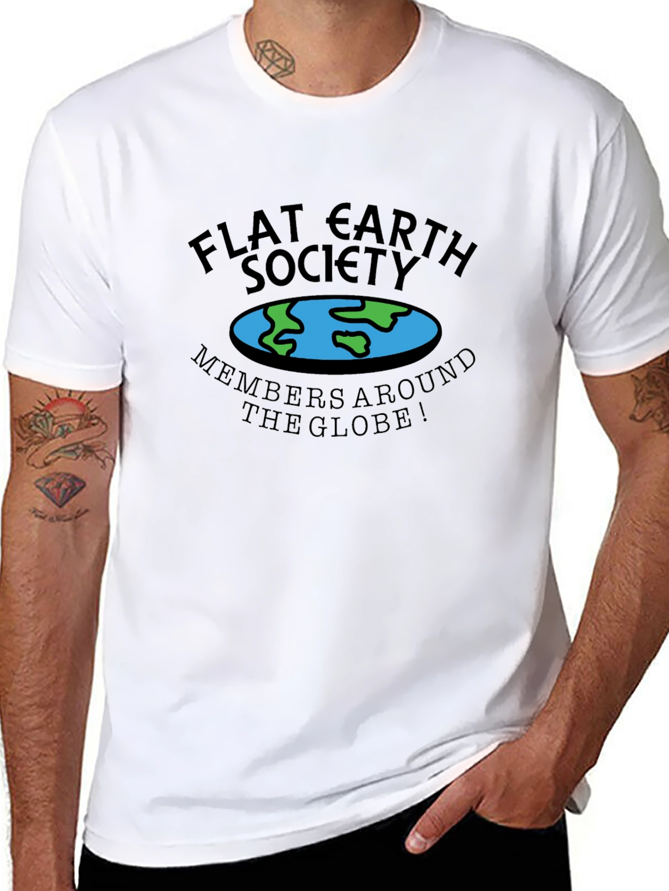 Flat Earth Society T-Shirt
