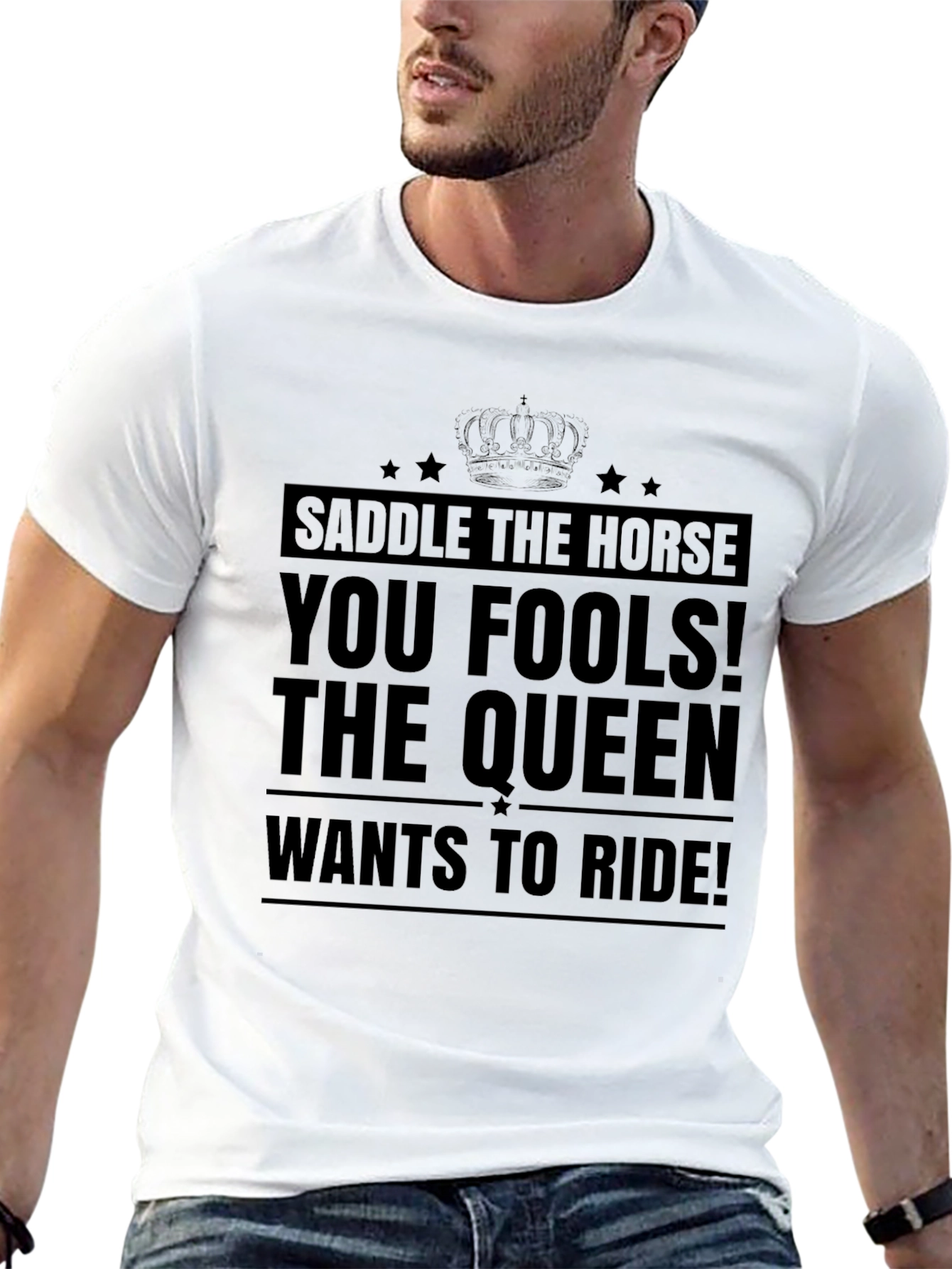 Saddle the Horse T-Shirt - Queen Ride Tee
