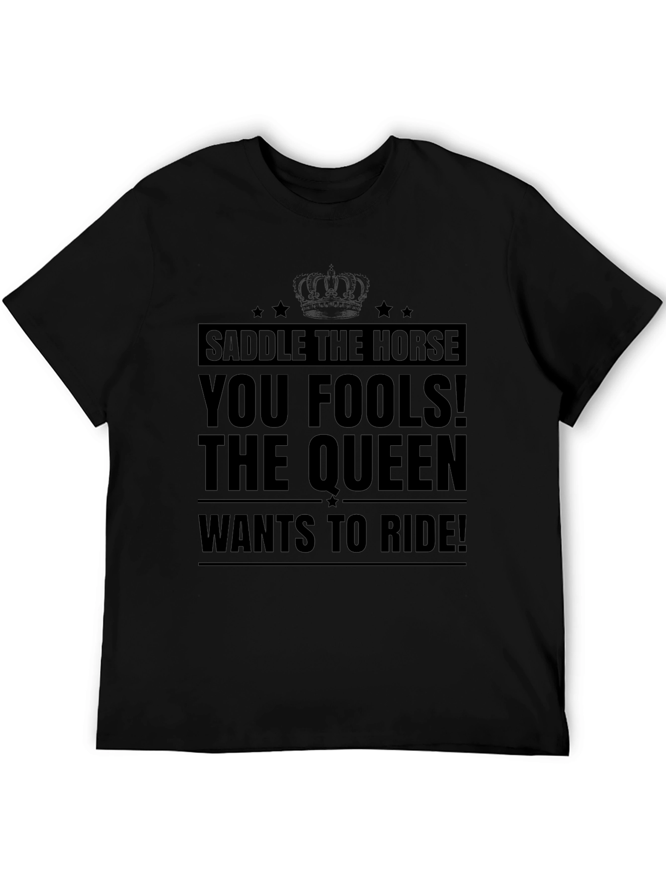 Saddle the Horse T-Shirt - Queen Ride Tee