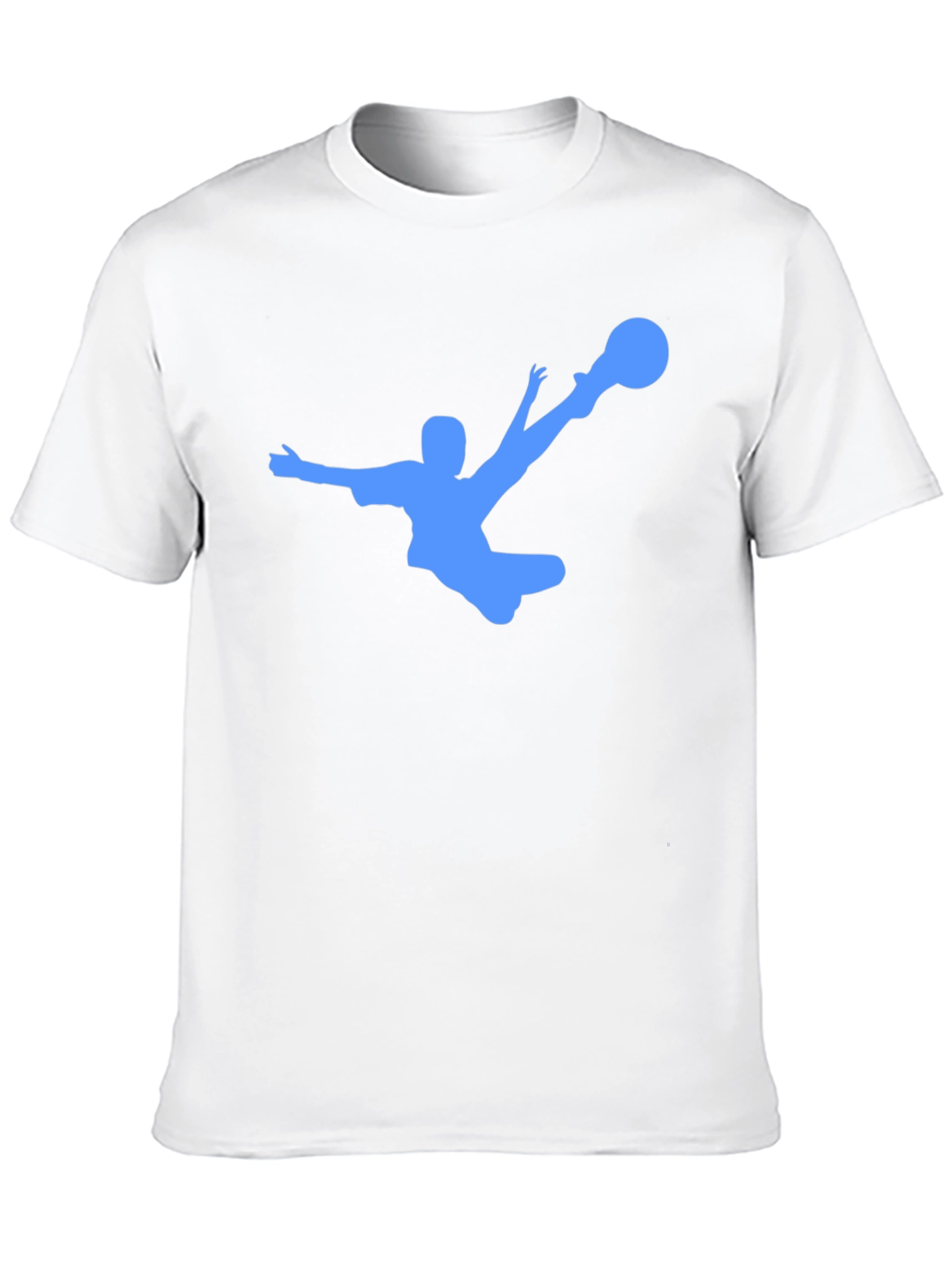 Soccer Kick Black T-Shirt - Cool Graphic Tee