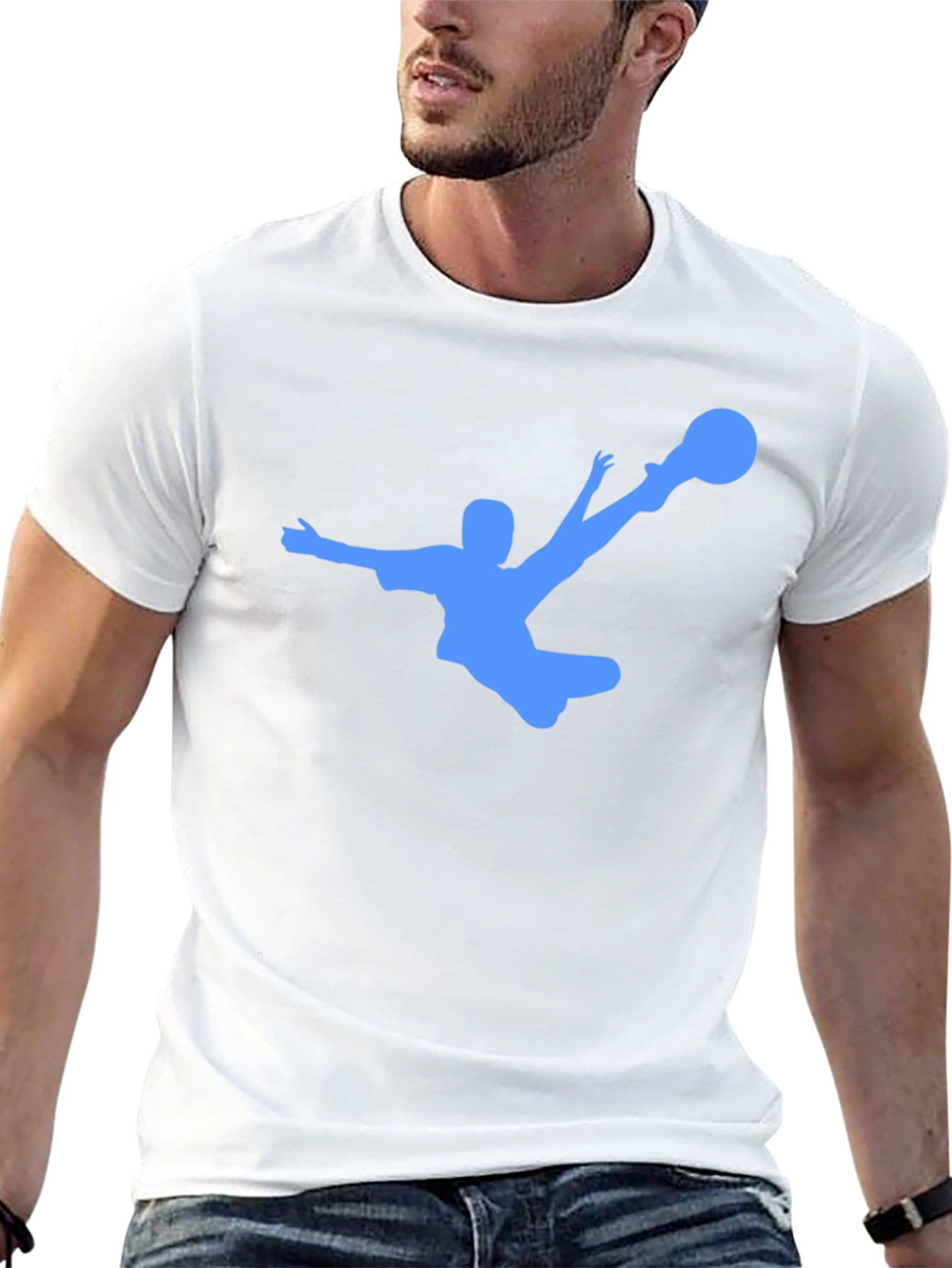 Soccer Kick Black T-Shirt - Cool Graphic Tee