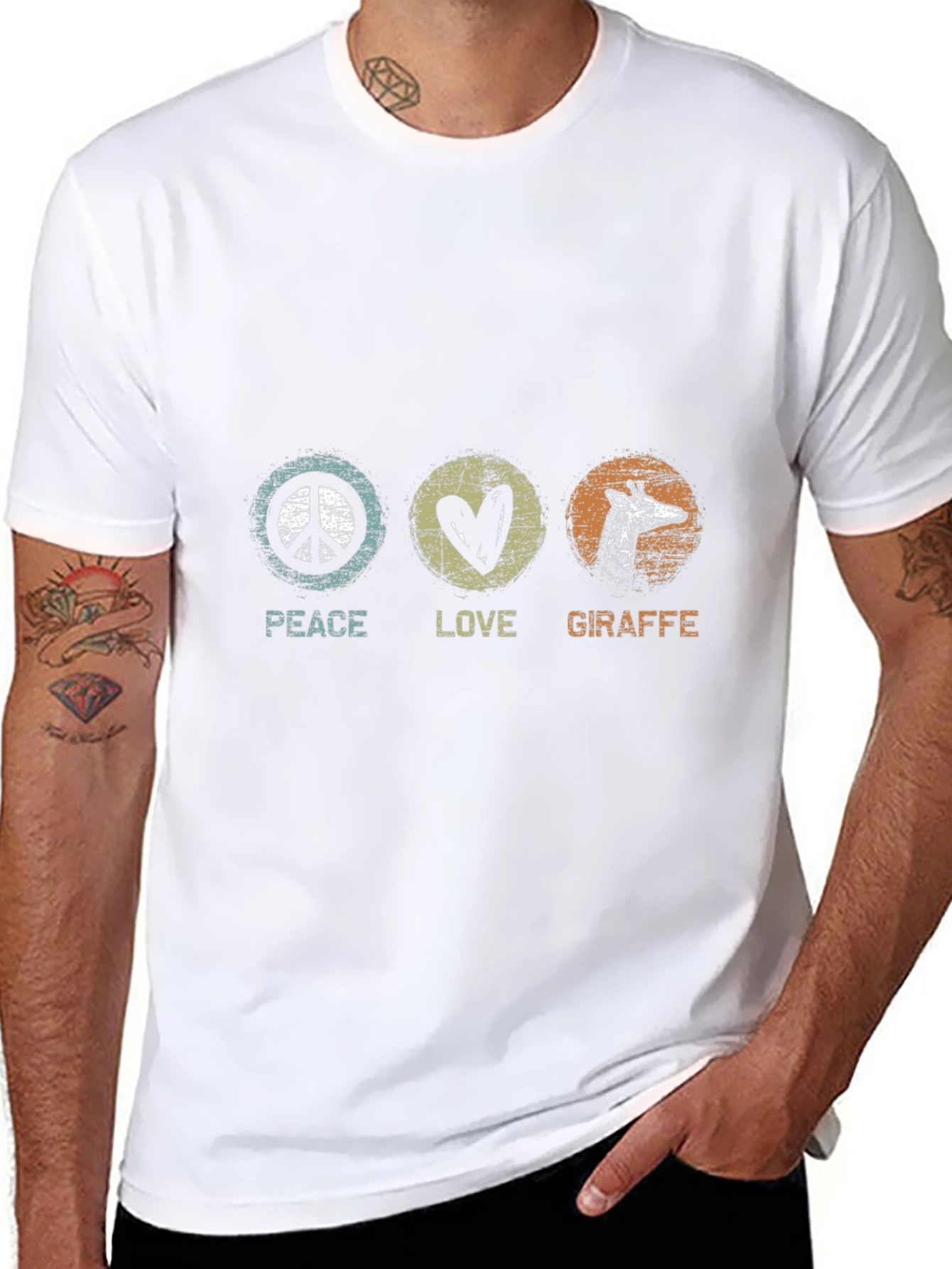 Peace Love Giraffe T-Shirt