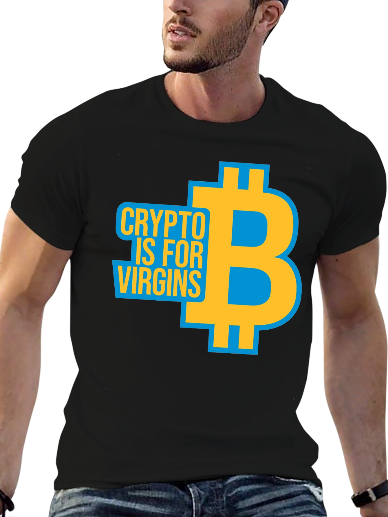 Crypto Virgins Graphic Tee - Bitcoin T-Shirt