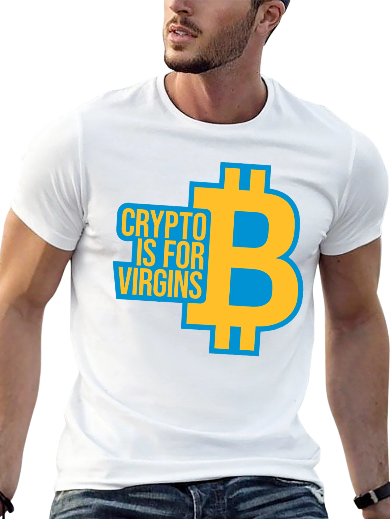 Crypto Virgins Graphic Tee - Bitcoin T-Shirt
