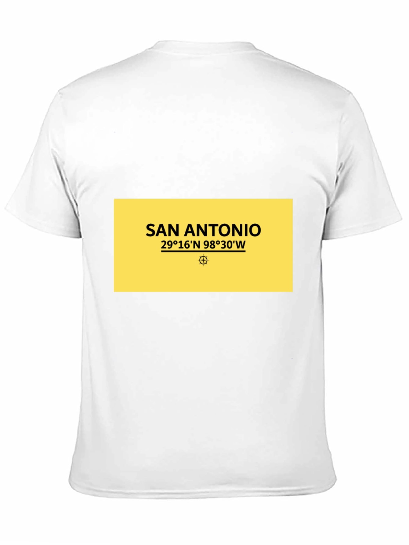San Antonio Coordinates Graphic T-Shirt