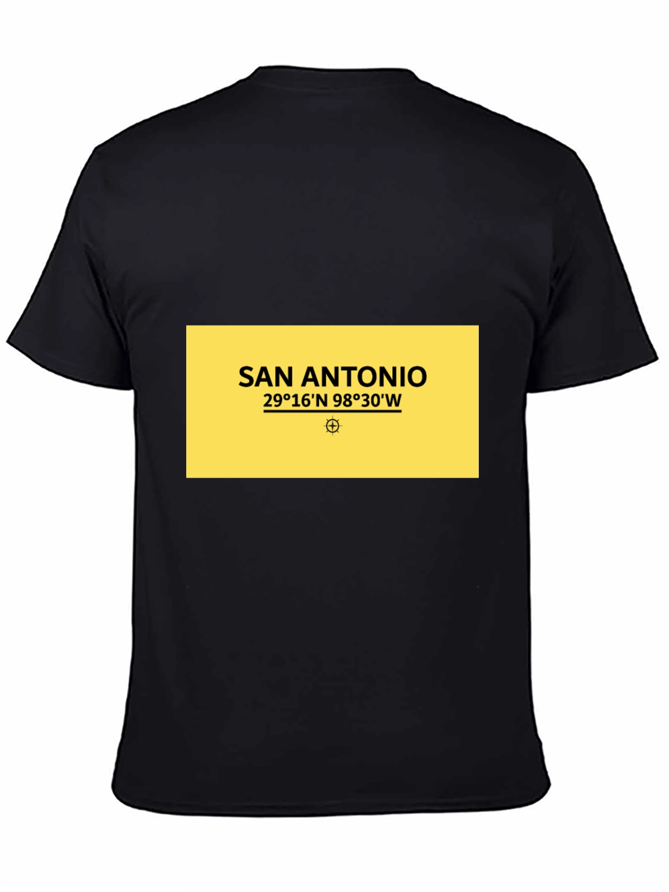San Antonio Coordinates Graphic T-Shirt