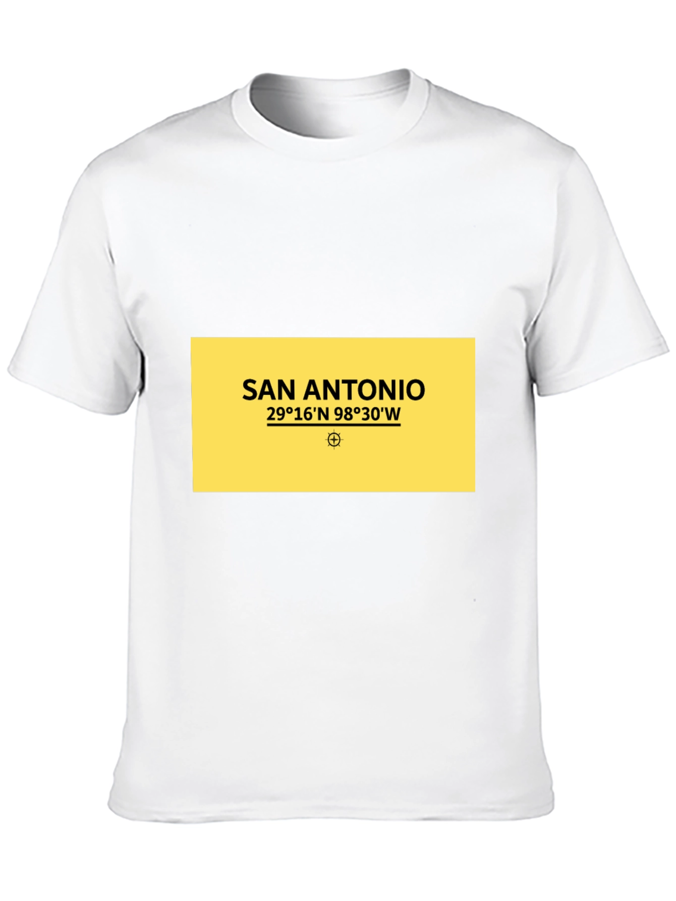 San Antonio Coordinates Graphic T-Shirt