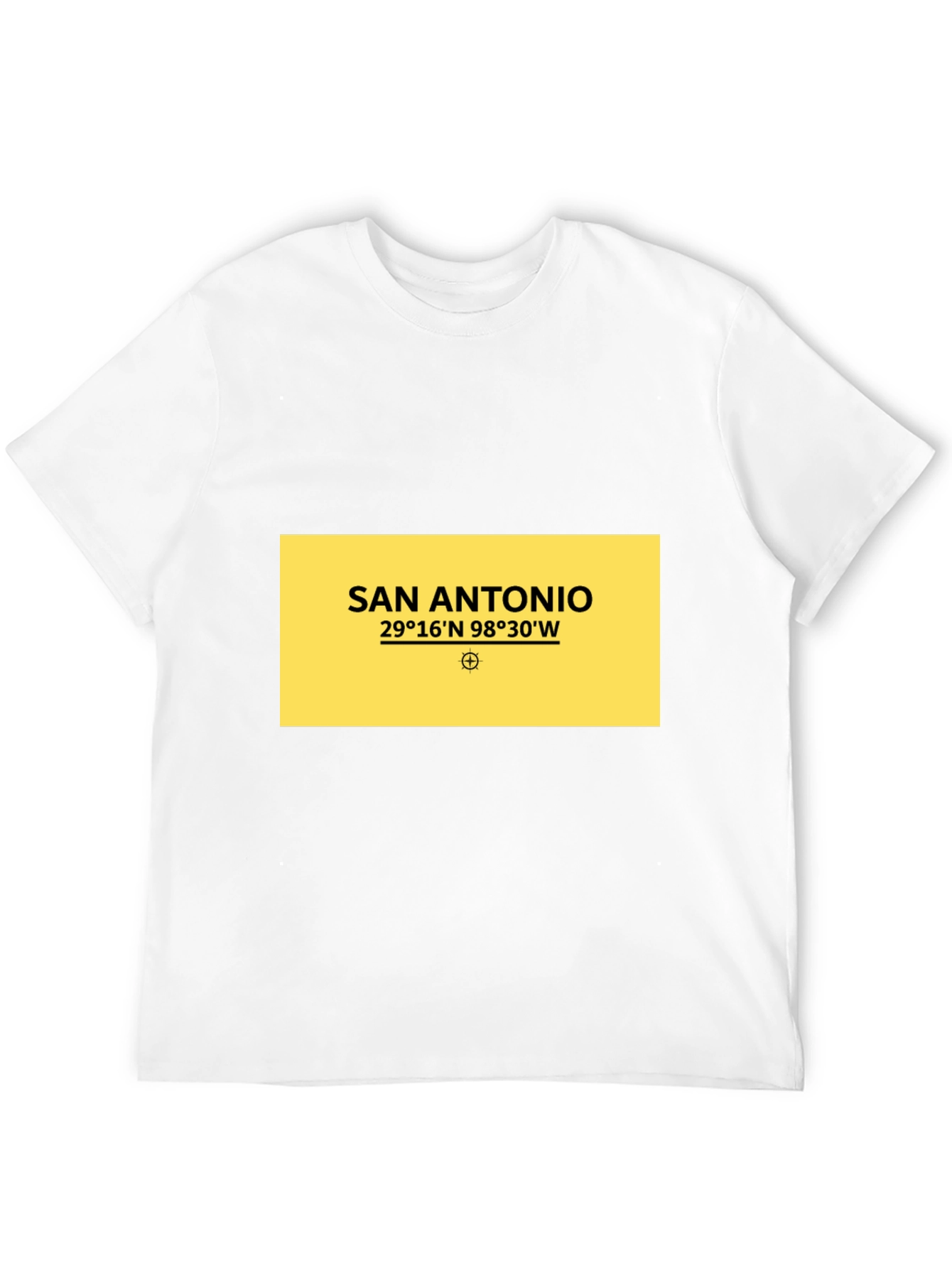 San Antonio Coordinates Graphic T-Shirt