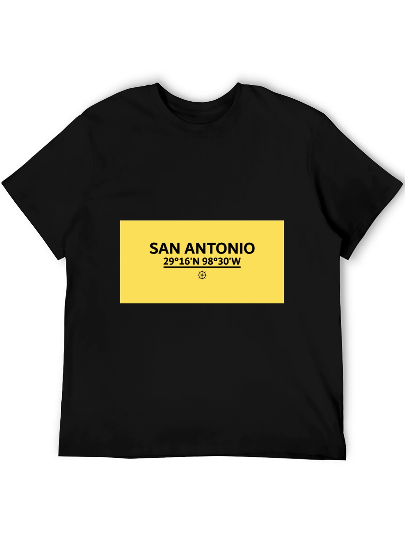San Antonio Coordinates Graphic T-Shirt