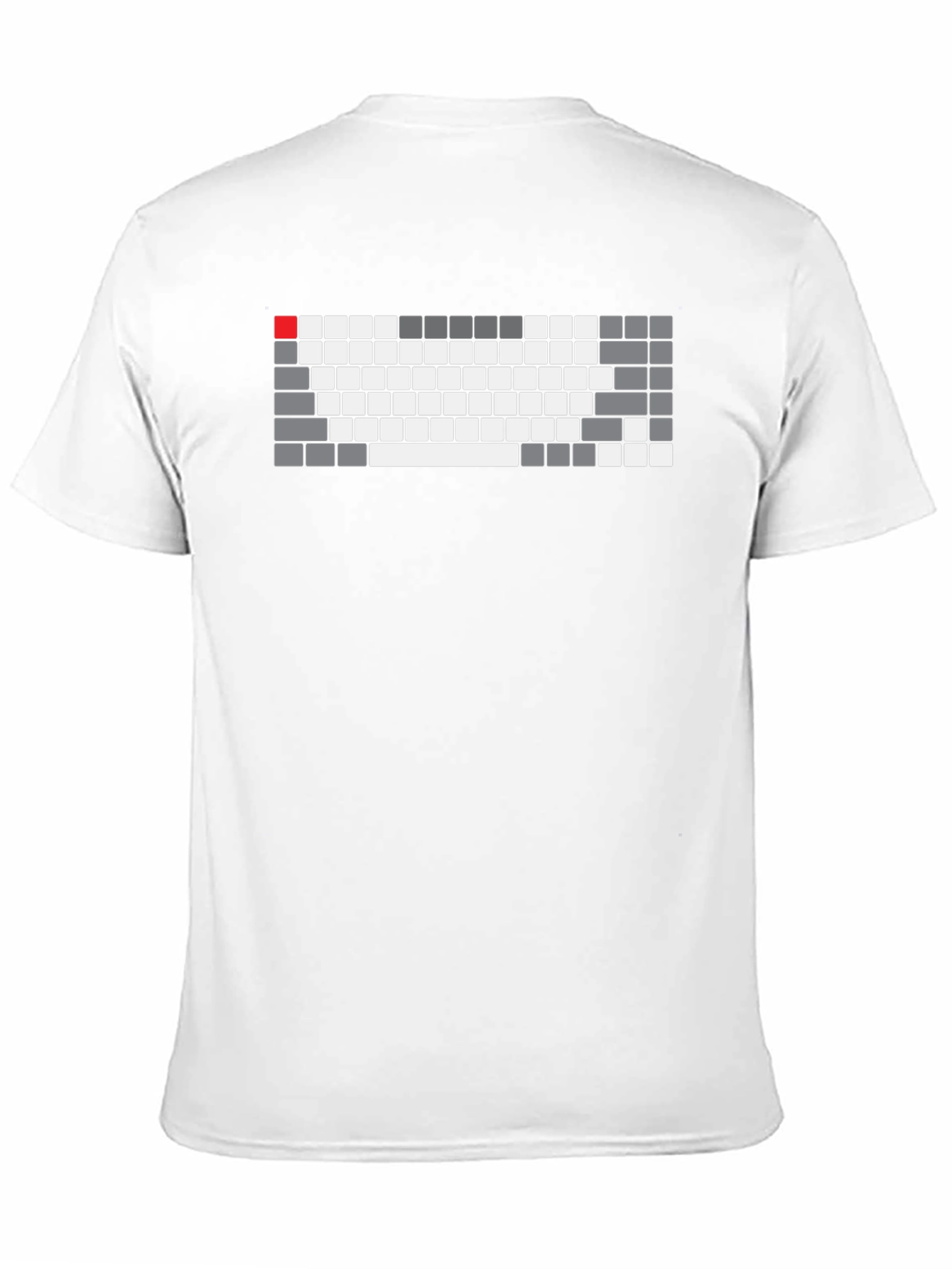 Keyboard Layout Graphic Tee - Black
