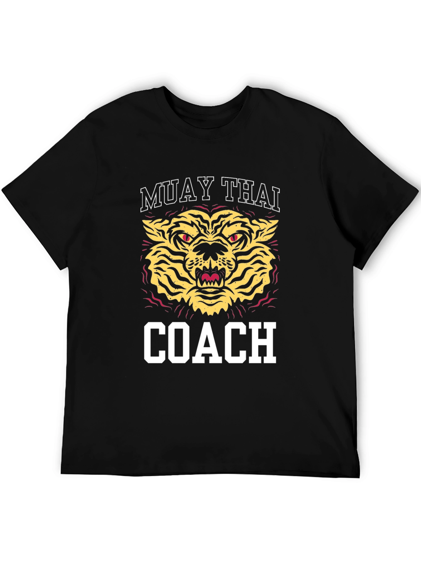 Muay Thai Coach Graphic T-Shirt Tiger Design