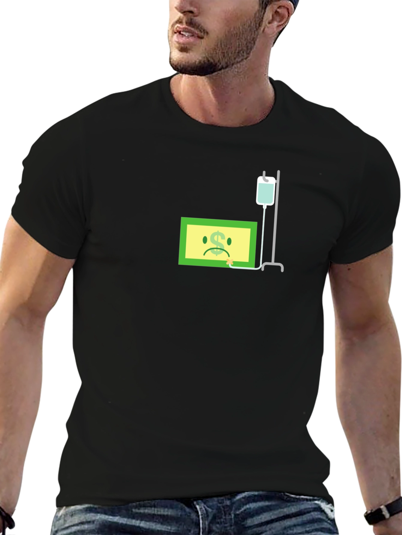 Funny Sick Dollar Bill T-Shirt