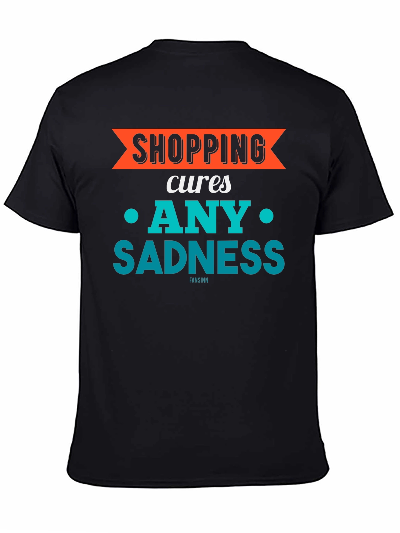Shopping Cures Sadness Graphic T-Shirt