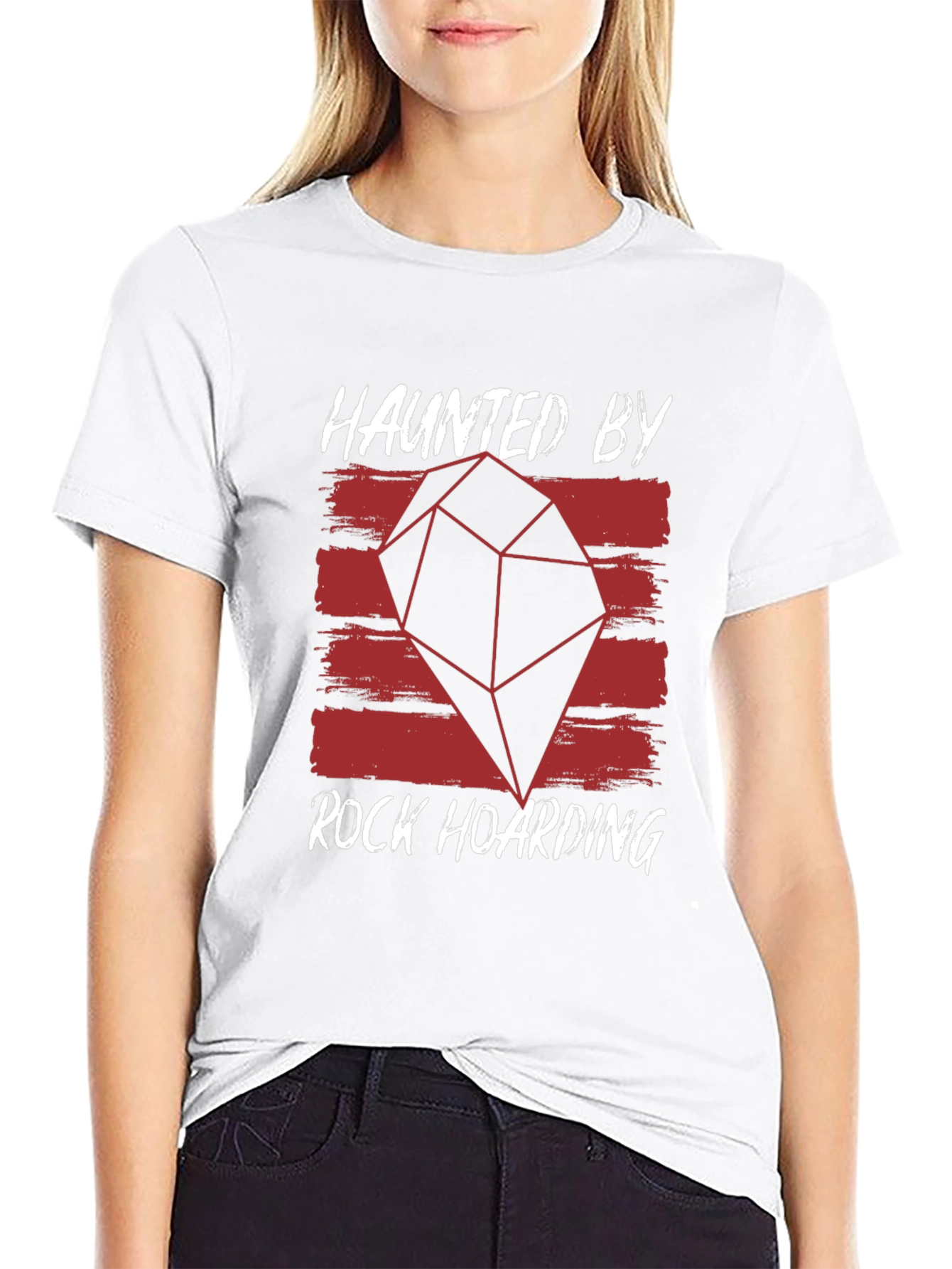 Haunted By Rock Hoarding Graphic Tee