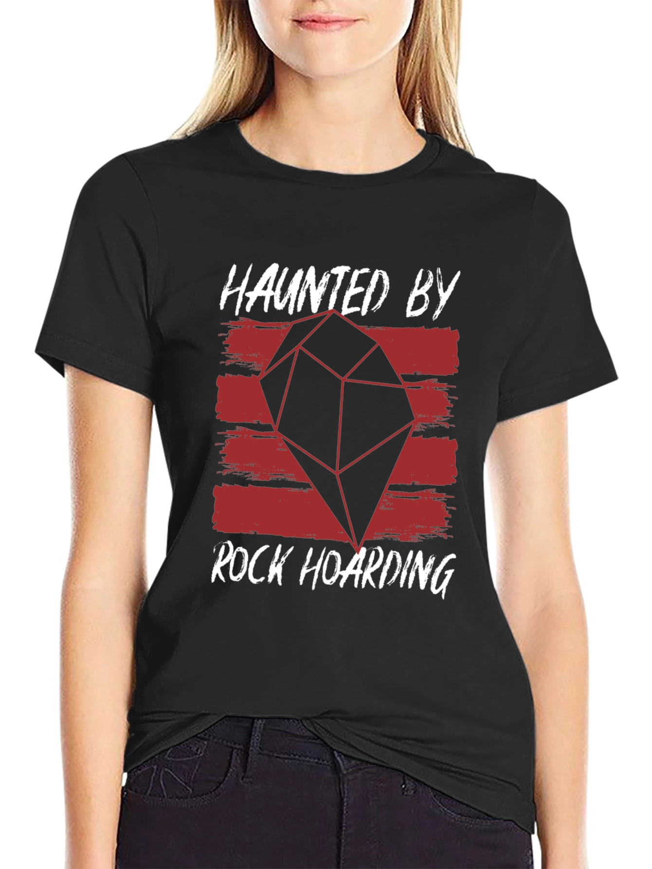 Haunted By Rock Hoarding Graphic Tee
