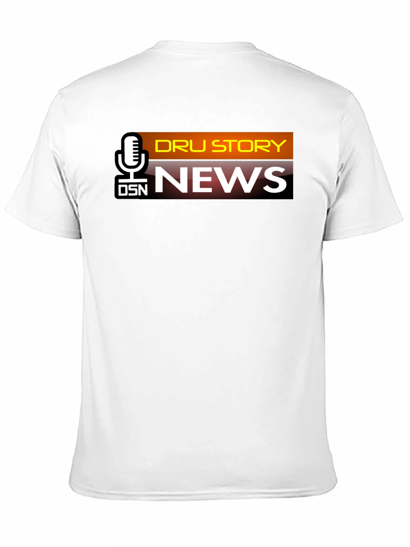 DSN Dru Story News Black T-Shirt
