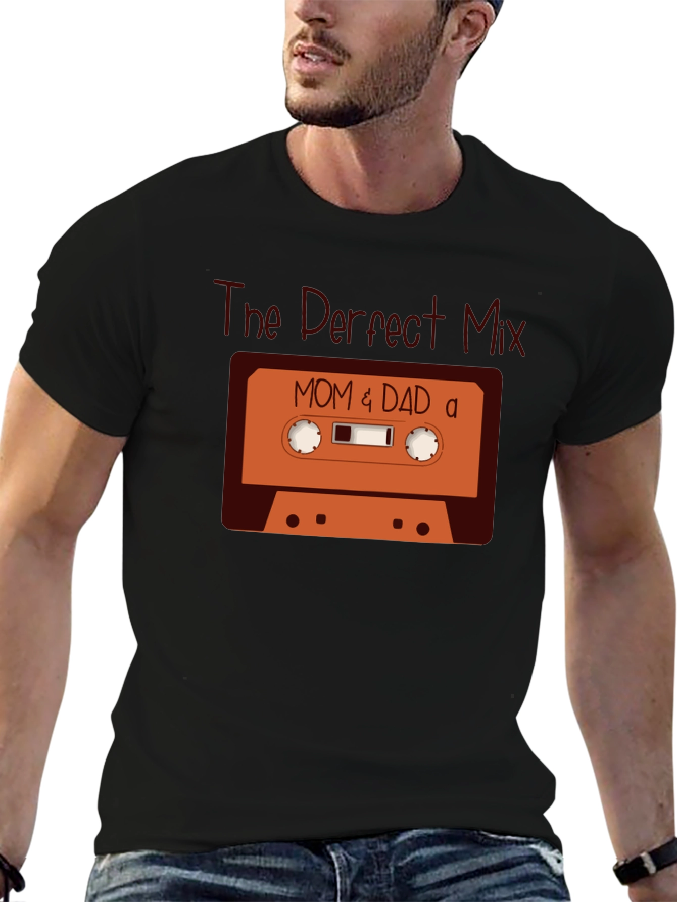 The Perfect Mix: Mom & Dad Cassette Tape T-Shirt