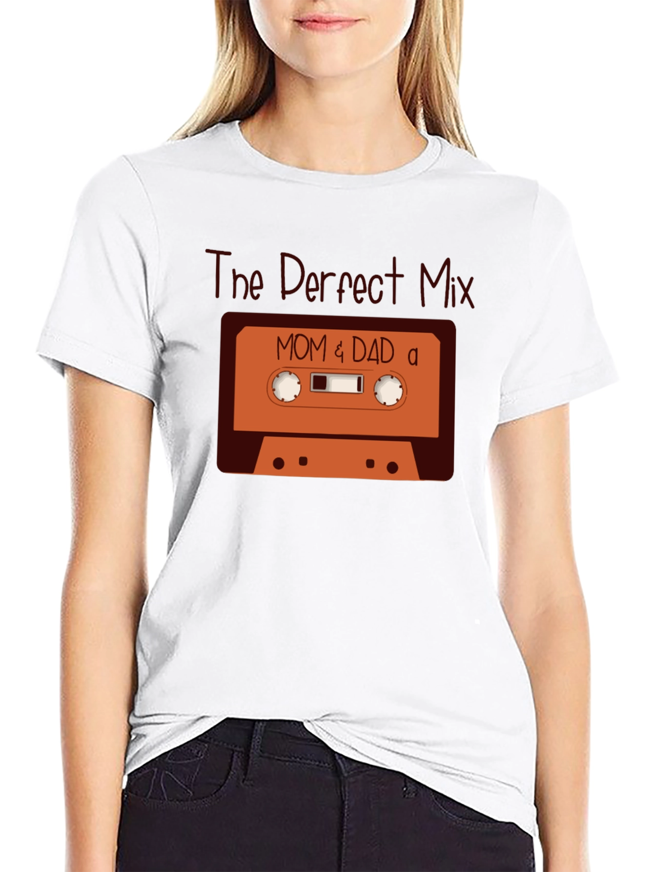 The Perfect Mix: Mom & Dad Cassette Tape T-Shirt