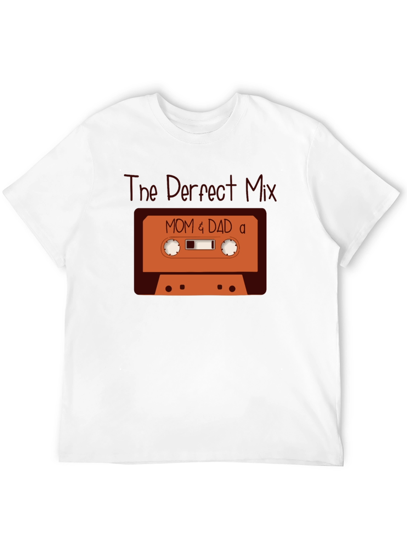 The Perfect Mix: Mom & Dad Cassette Tape T-Shirt