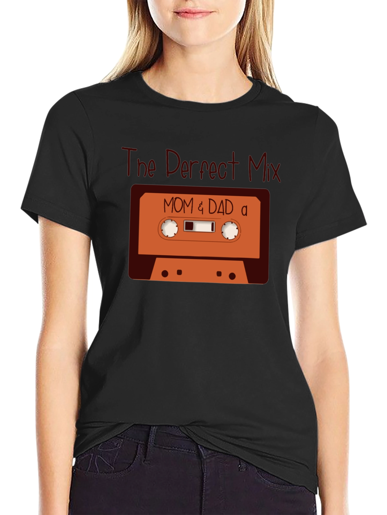 The Perfect Mix: Mom & Dad Cassette Tape T-Shirt