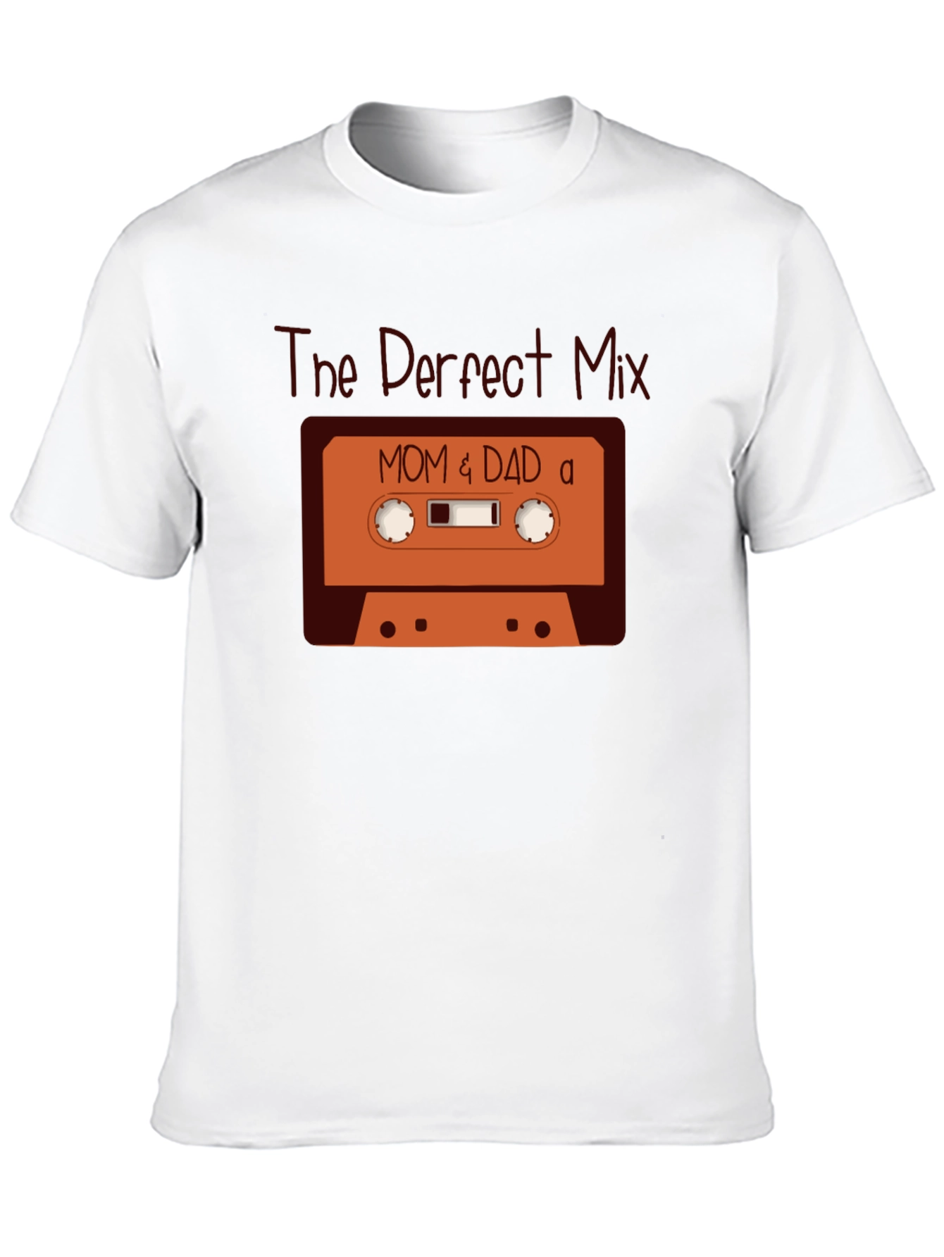 The Perfect Mix: Mom & Dad Cassette Tape T-Shirt