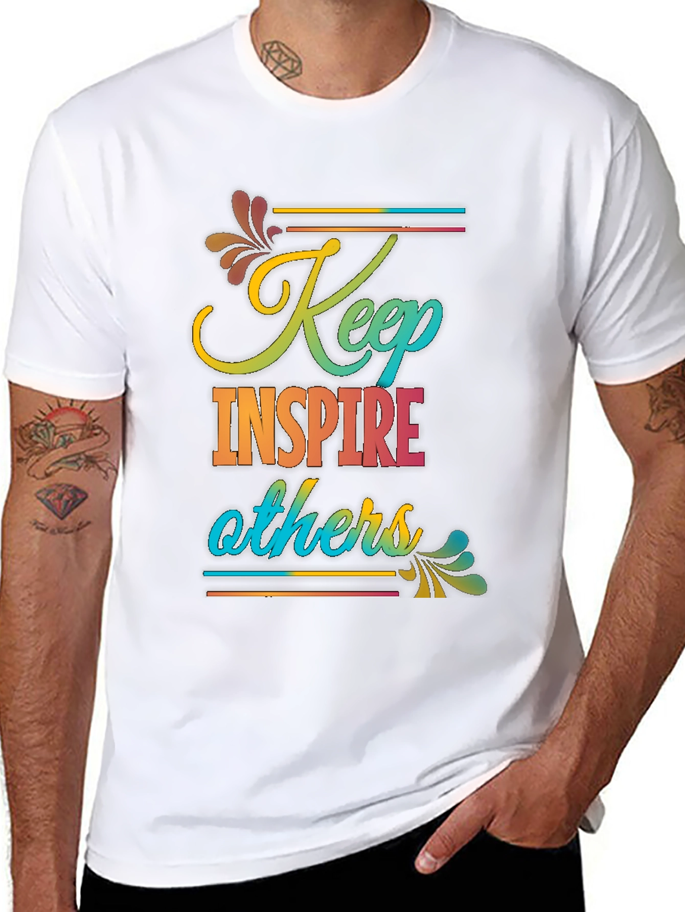 Inspire Others Graphic Tee - Positive Vibes