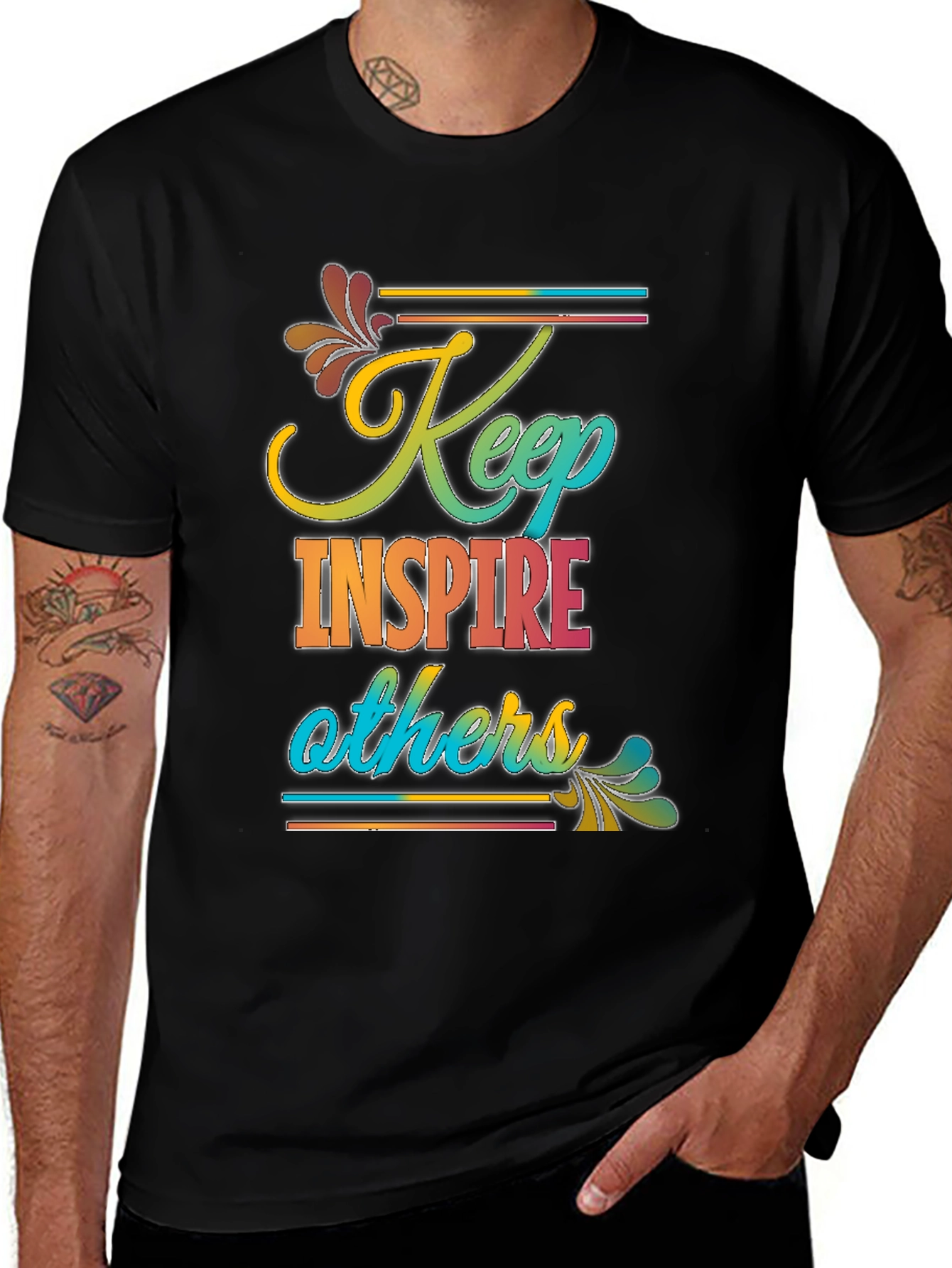 Inspire Others Graphic Tee - Positive Vibes