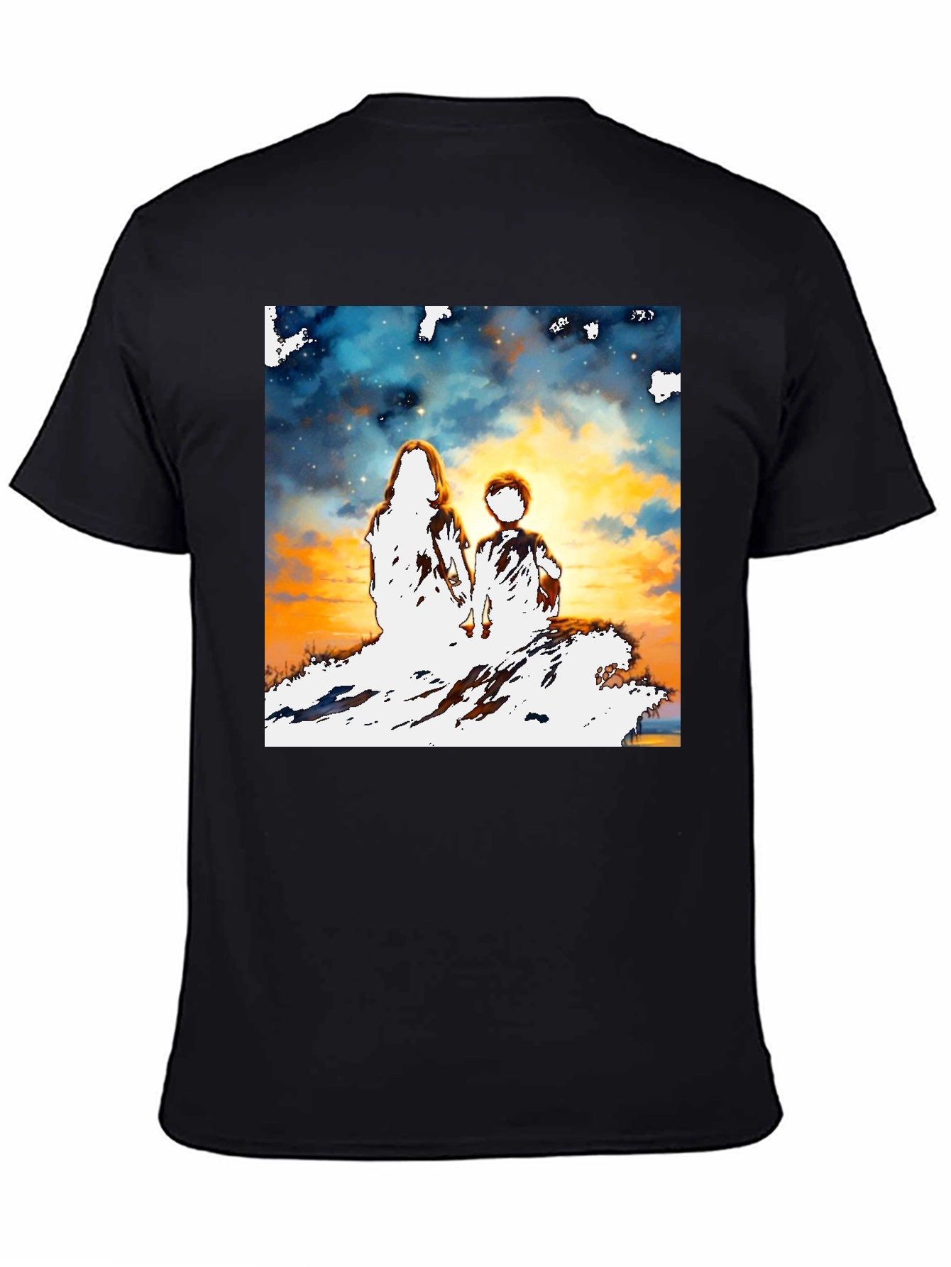 Sunset Child & Mother Graphic Tee