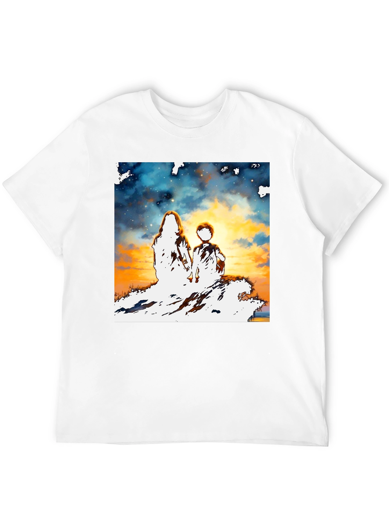 Sunset Child & Mother Graphic Tee