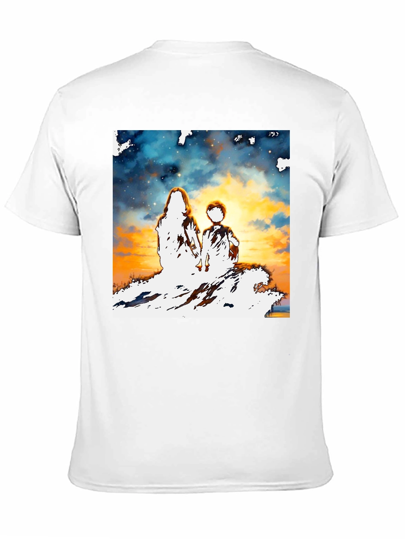 Sunset Child & Mother Graphic Tee