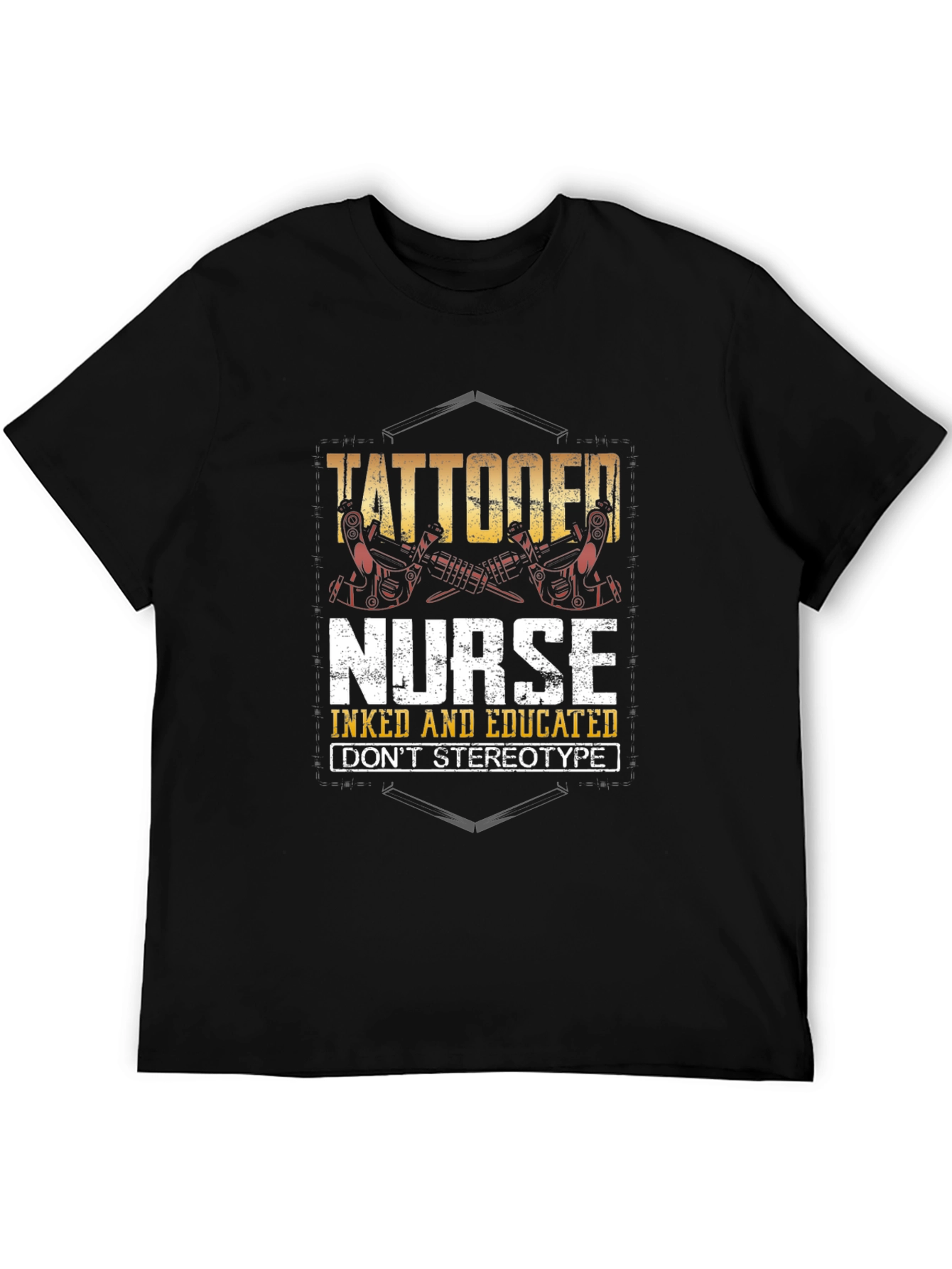 Tattooed Nurse Graphic Tee - Inked & Educated!
