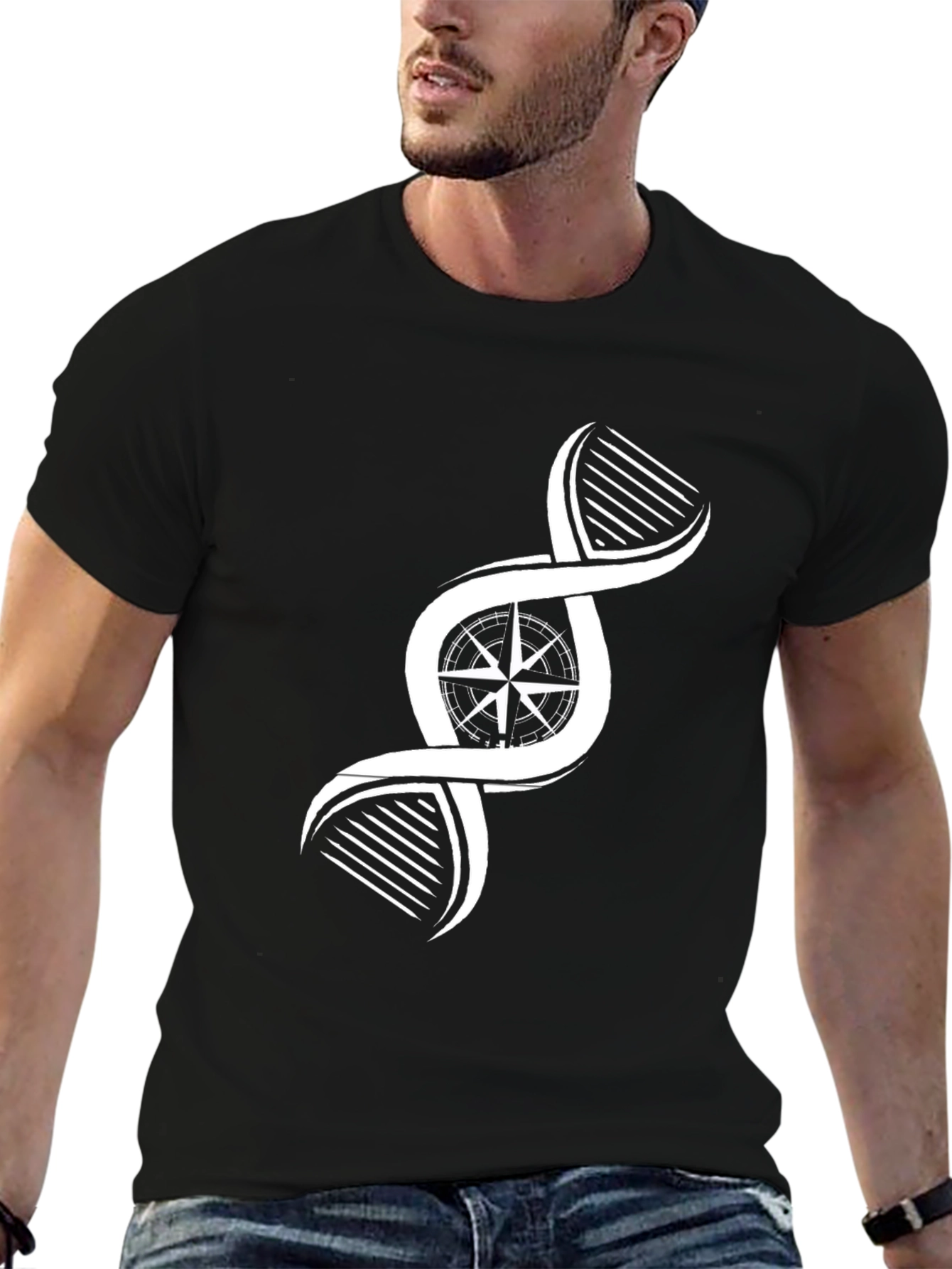 DNA Compass T-Shirt - Navigate Your Genes!