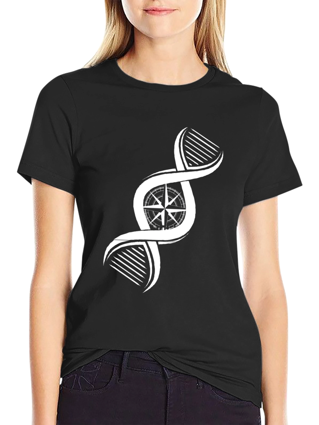 DNA Compass T-Shirt - Navigate Your Genes!