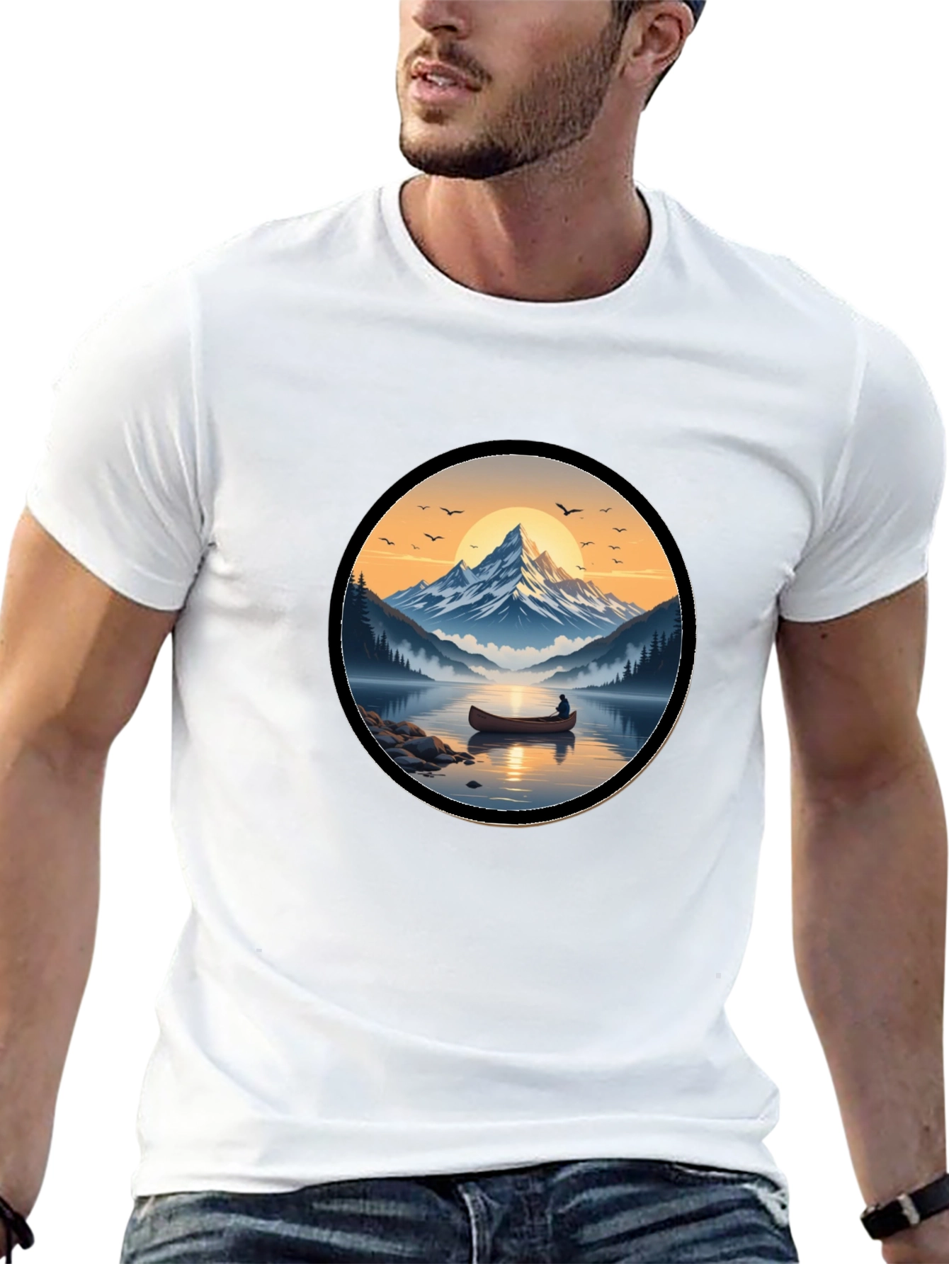 Mountain Lake Graphic Tee