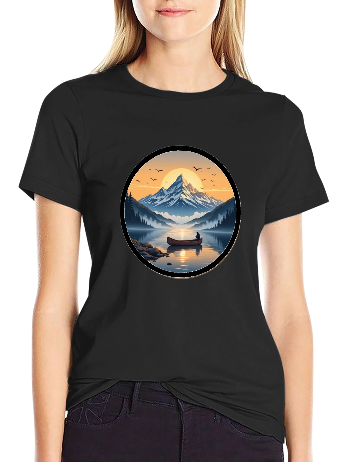 Mountain Lake Graphic Tee