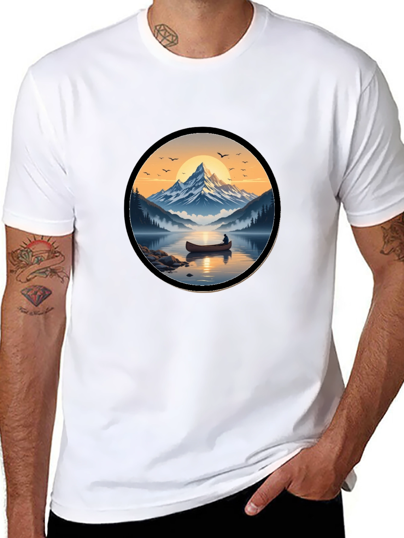 Mountain Lake Graphic Tee
