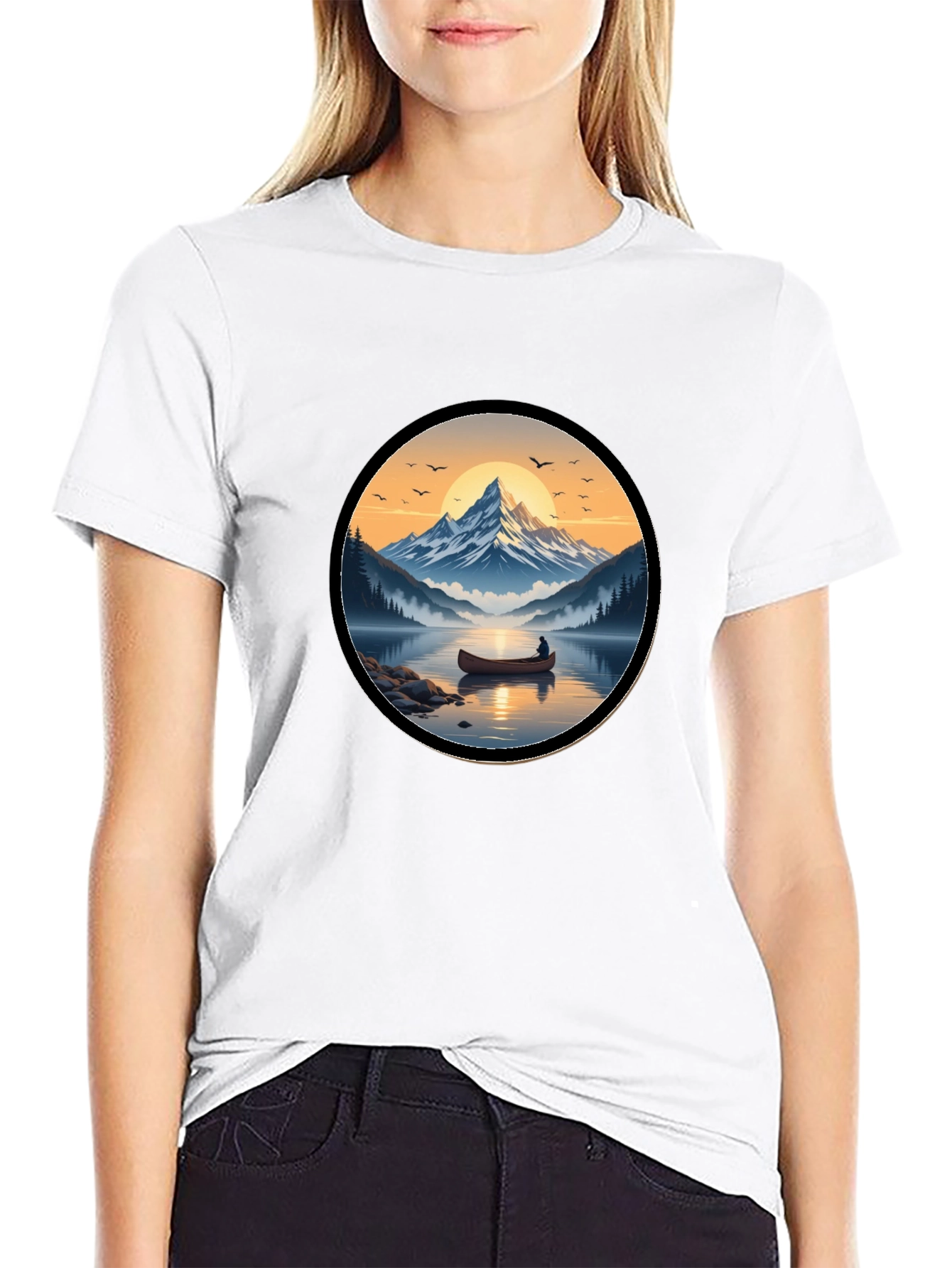 Mountain Lake Graphic Tee