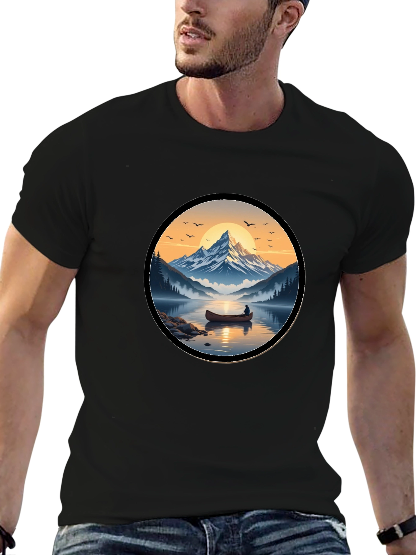 Mountain Lake Graphic Tee