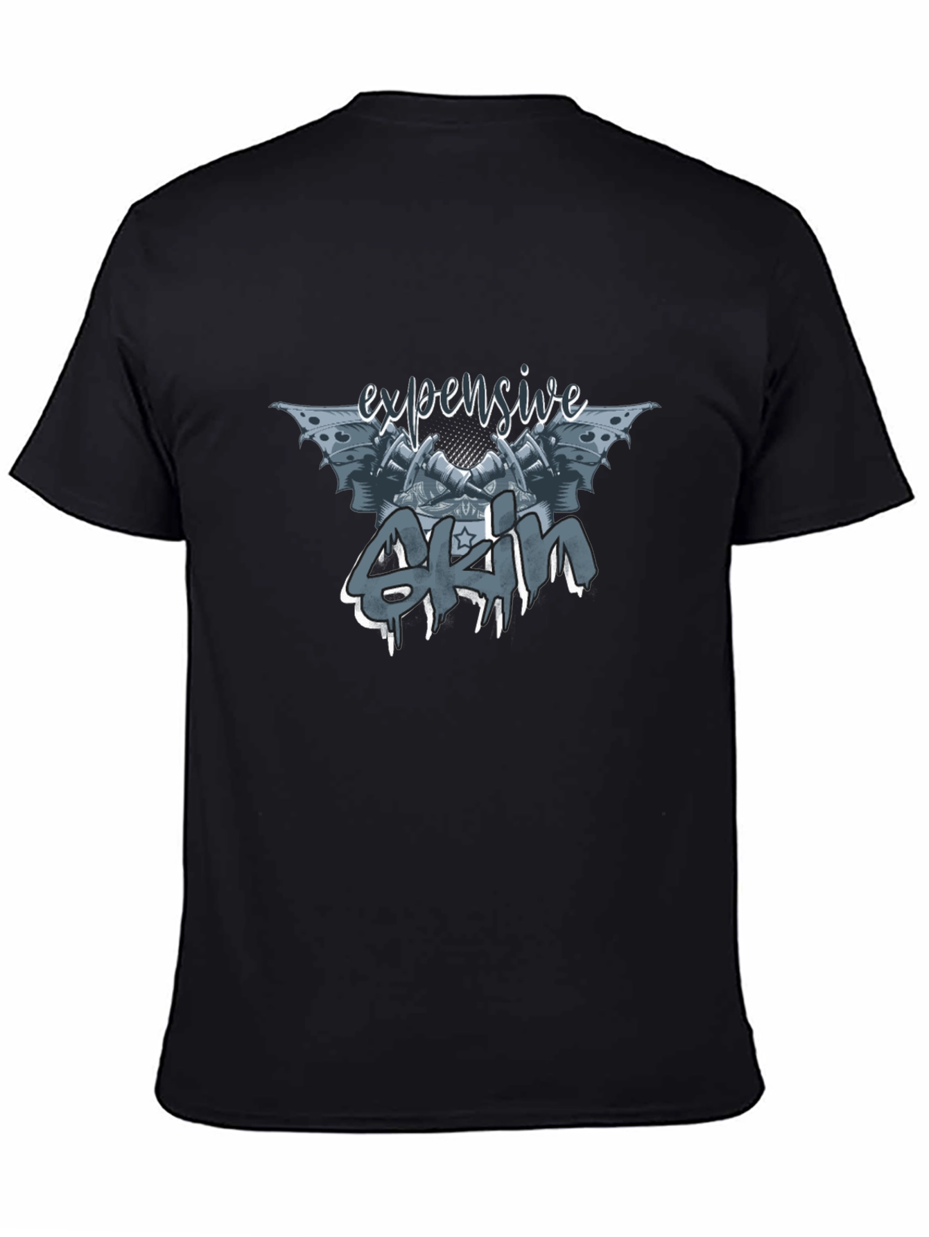 Expensive 4KM Graphic Black T-Shirt