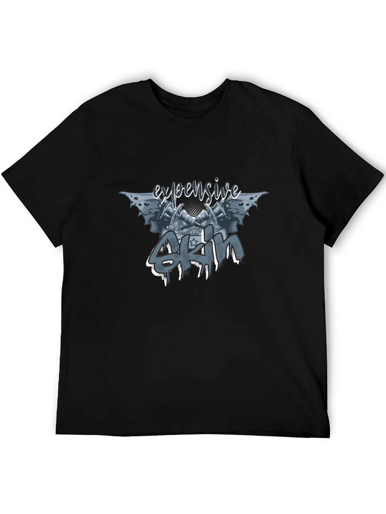 Expensive 4KM Graphic Black T-Shirt