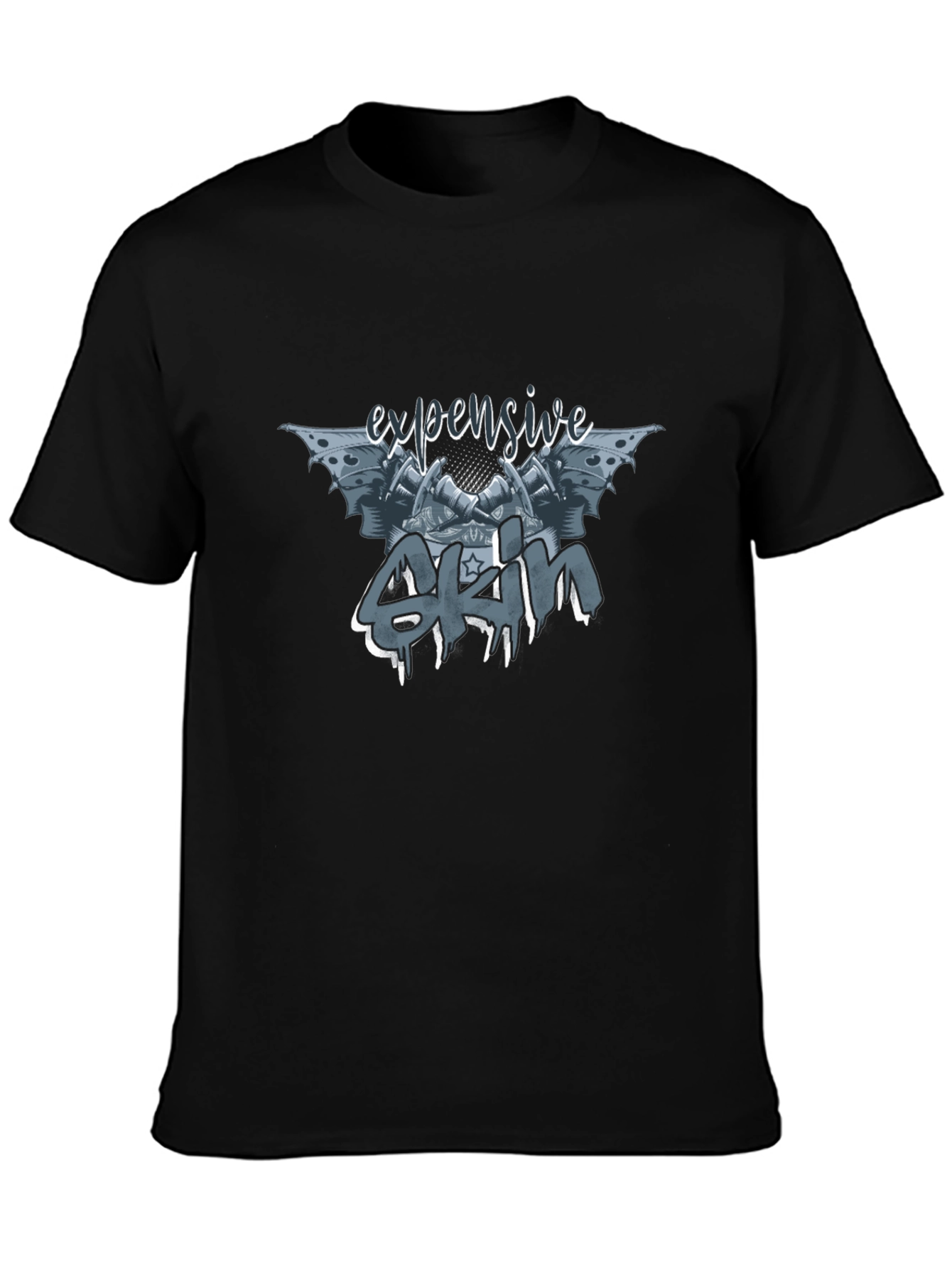 Expensive 4KM Graphic Black T-Shirt