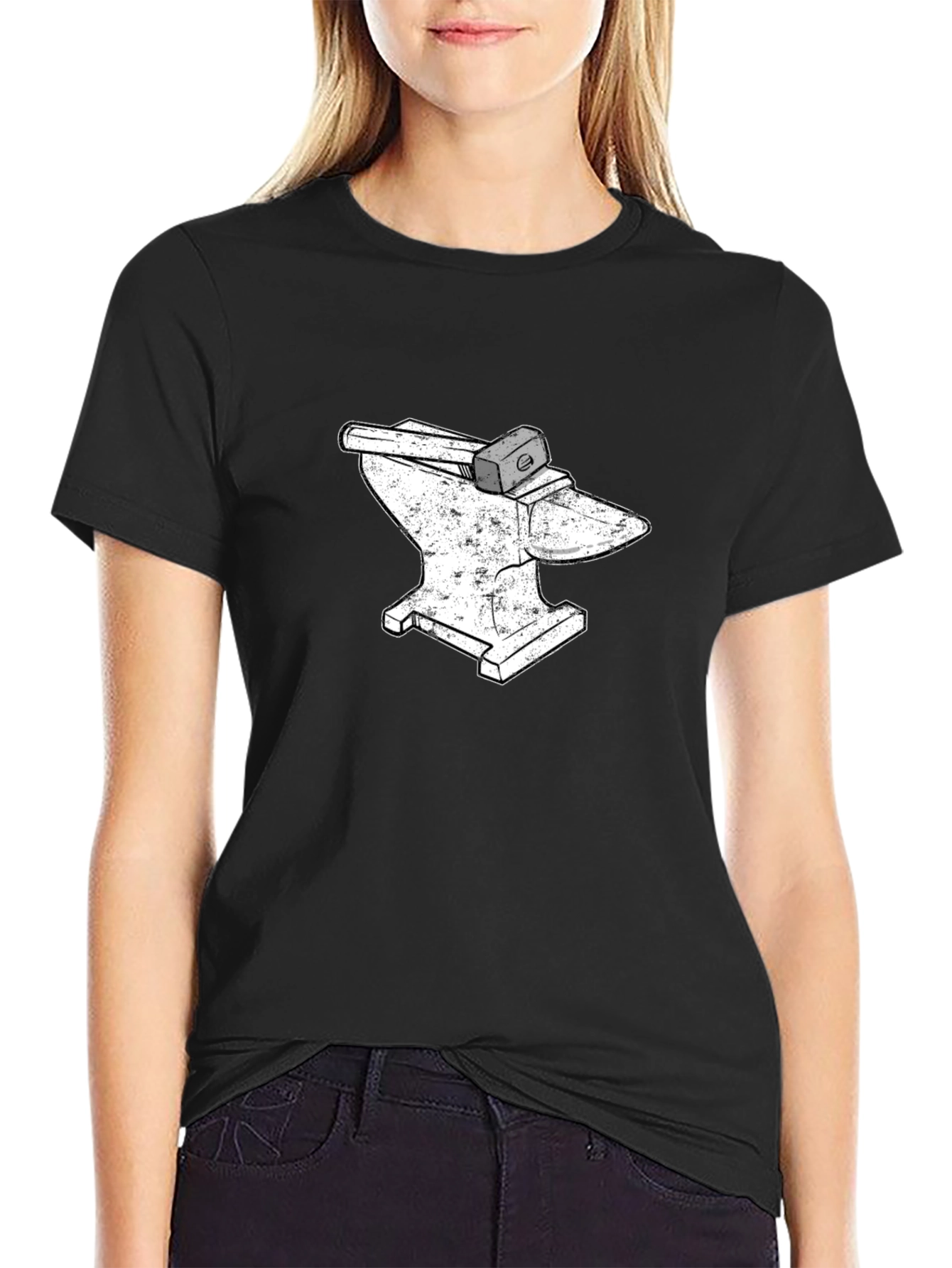 Blacksmith Anvil & Hammer Graphic Tee