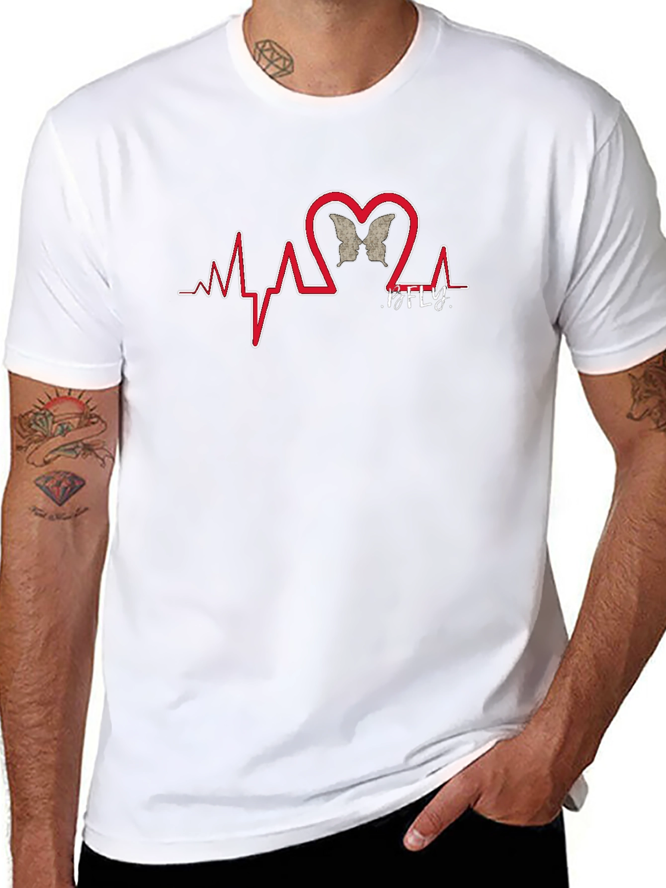 Butterfly Heartbeat T-Shirt - Inspirational Tee