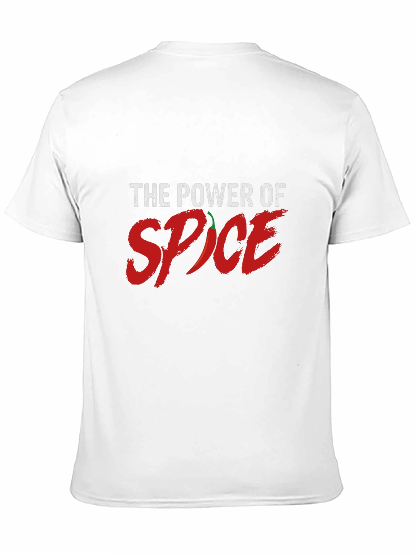 Power of Spice Graphic T-Shirt - Chili Pepper Design
