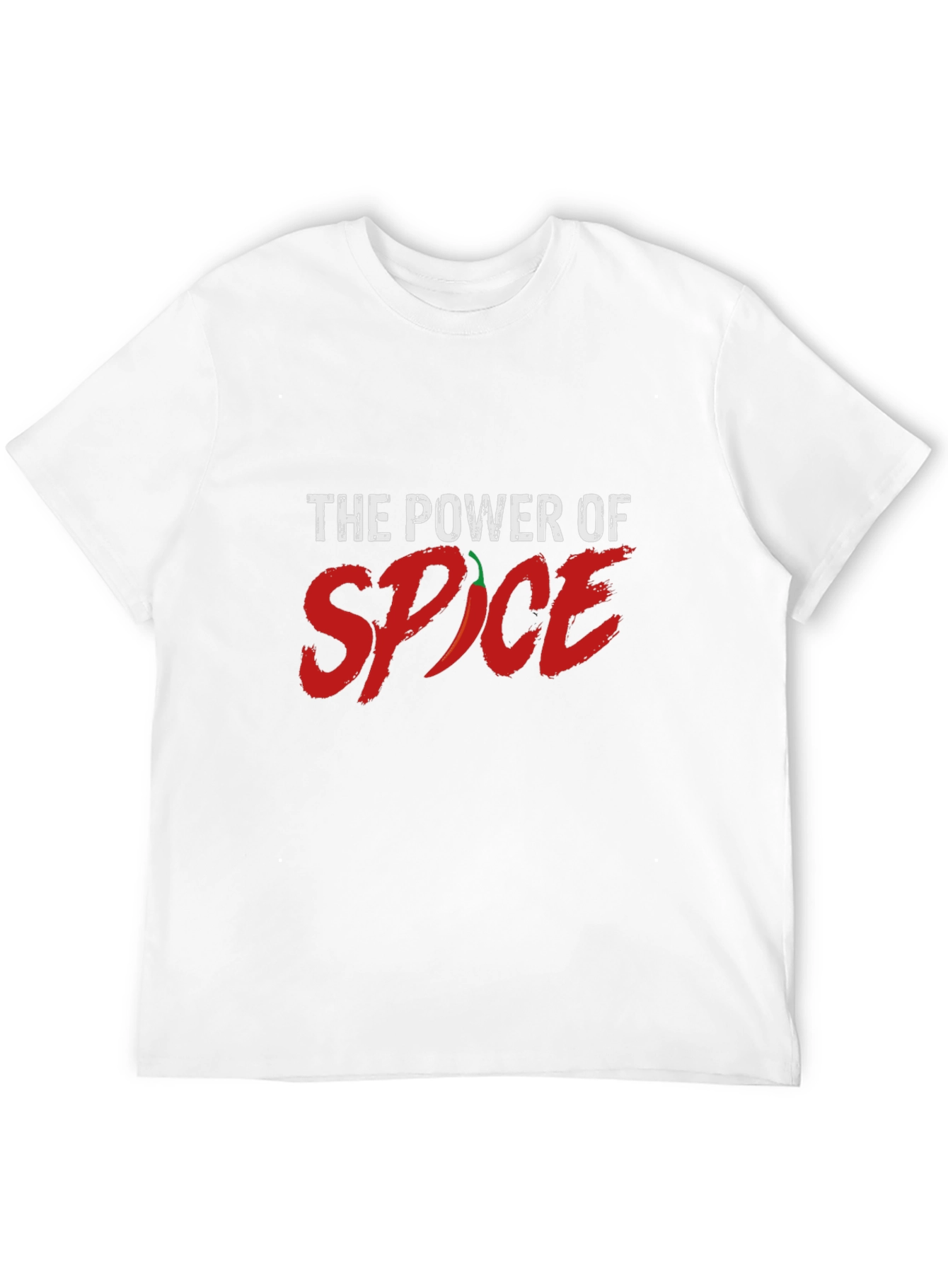 Power of Spice Graphic T-Shirt - Chili Pepper Design
