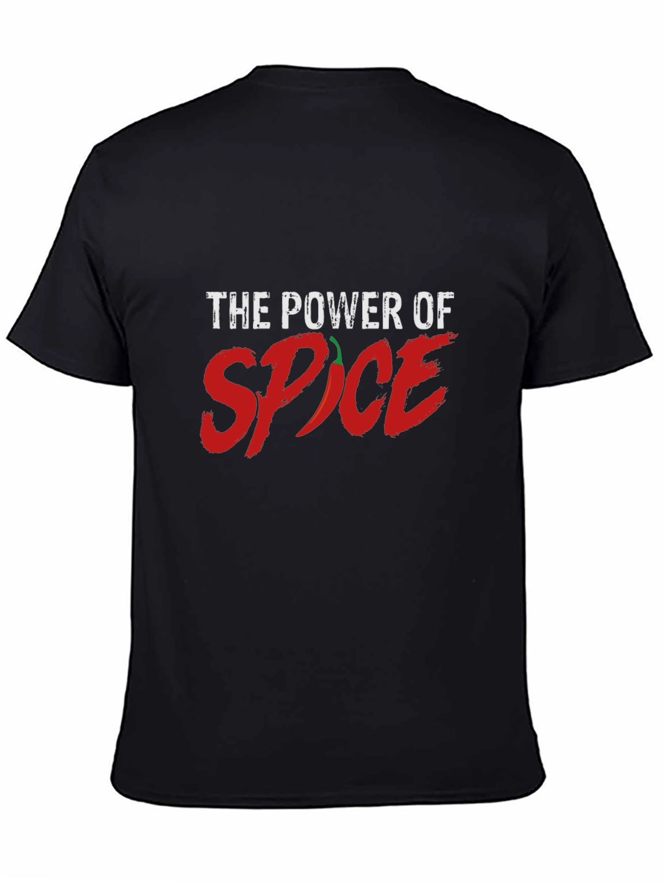 Power of Spice Graphic T-Shirt - Chili Pepper Design