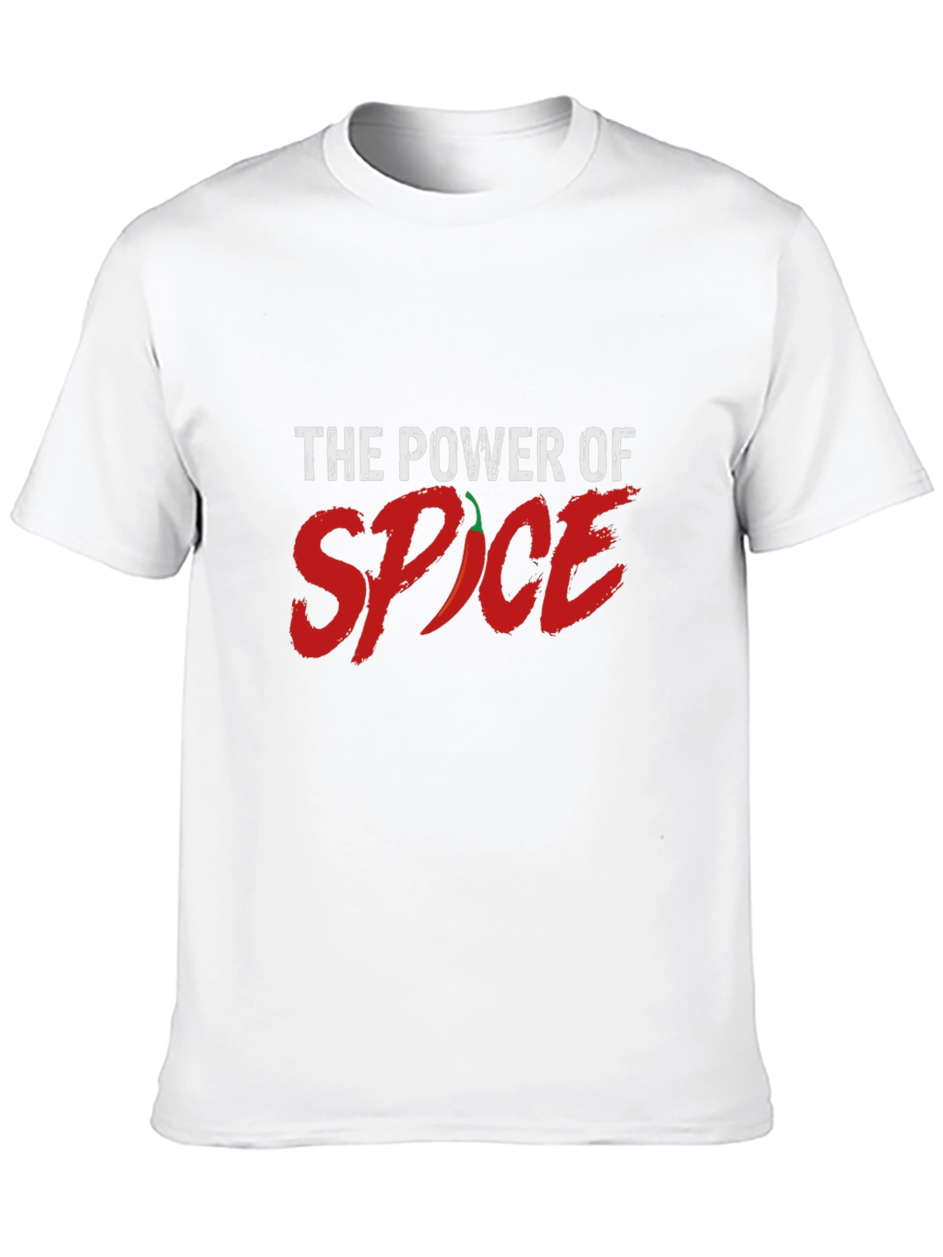 Power of Spice Graphic T-Shirt - Chili Pepper Design