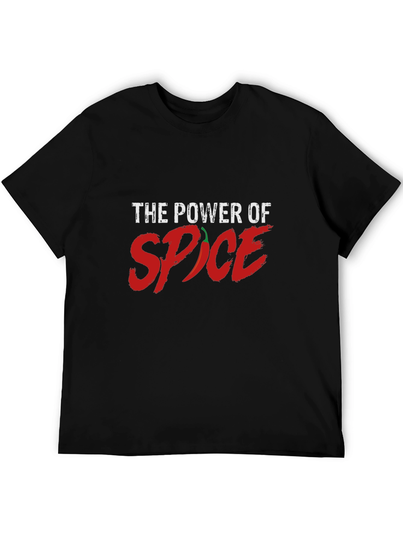 Power of Spice Graphic T-Shirt - Chili Pepper Design
