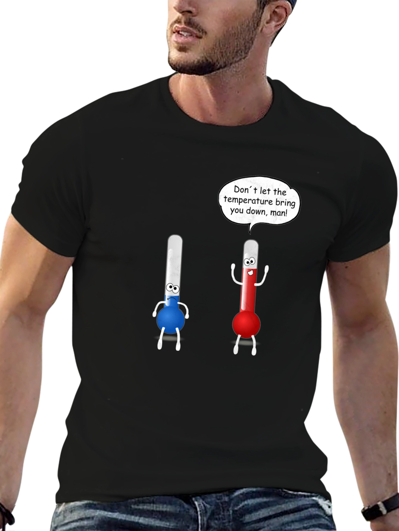Funny Thermometer Graphic T-Shirt